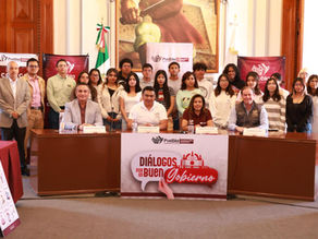 Ayuntamiento de Puebla promueve encuentro cívico con jóvenes a través de "Diálogos por un Buen Gobierno"