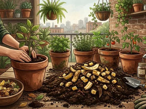 Cómo hacer abono casero con cáscaras de plátano