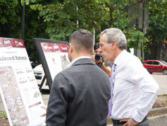 Pepe Chedraui supervisa avances del Tren Capitalino de Pavimentación en bulevar Xonaca