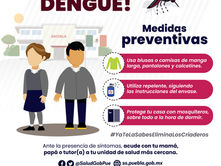 Atiende Salud a 35 personas hospitalizadas por dengue en las últimas 24 horas