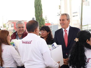 Pepe Chedraui preside Jornada Integral Imparable para acercar servicios y apoyos a las familias poblanas