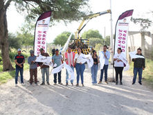Ayuntamiento de Tochtepec inicia ampliación de red eléctrica en la cabecera municipal