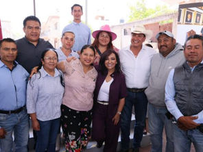 Lorena Cuéllar entrega obras de beneficio social en Natívitas