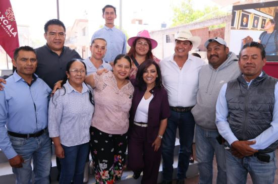 Lorena Cuéllar entrega obras de beneficio social en Natívitas