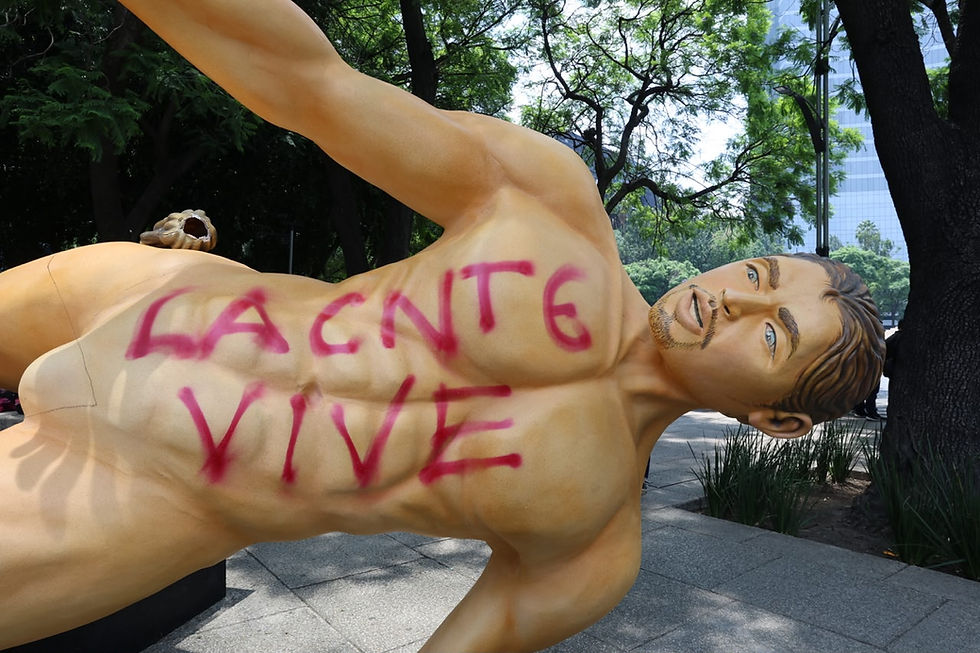 Lanza CNTE amenaza: “Los disturbios de Reforma es una muestra de lo que se puede venir”