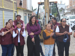 Ayuntamiento de Tochtepec inicia obras de adoquinamiento en la cabecera municipal