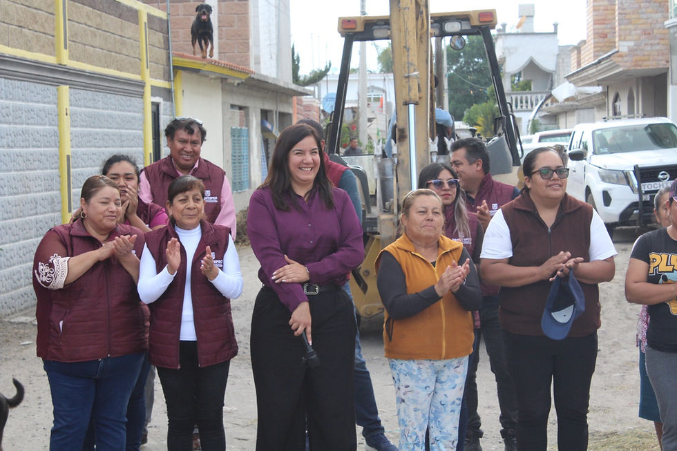 Ayuntamiento de Tochtepec inicia obras de adoquinamiento en la cabecera municipal