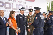Ayuntamiento de Puebla reconoce a elementos de la Policía de la Ciudad
