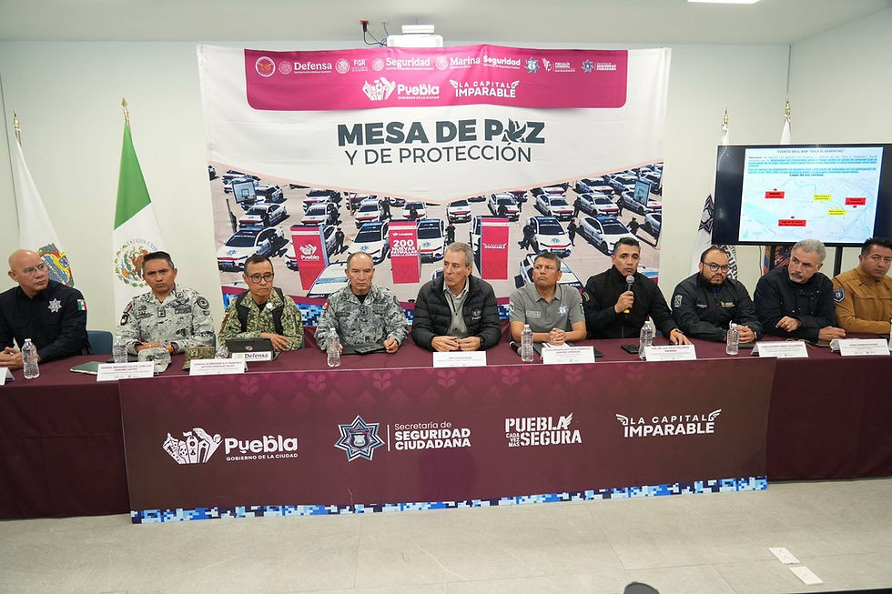 Dice Gobierno de Puebla que habrá cero impunidad ante el homicidio de tres personas en la zona de Angelópolis