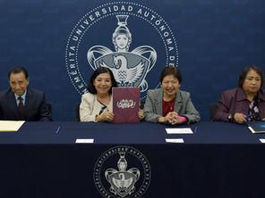 BUAP y CECyTE firman convenio