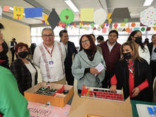 Autoridades federales y estatales recorren escuelas de nivel básico en Tlaxcala