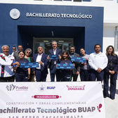 Pepe Chedraui preside inauguración del Bachillerato Tecnológico BUAP