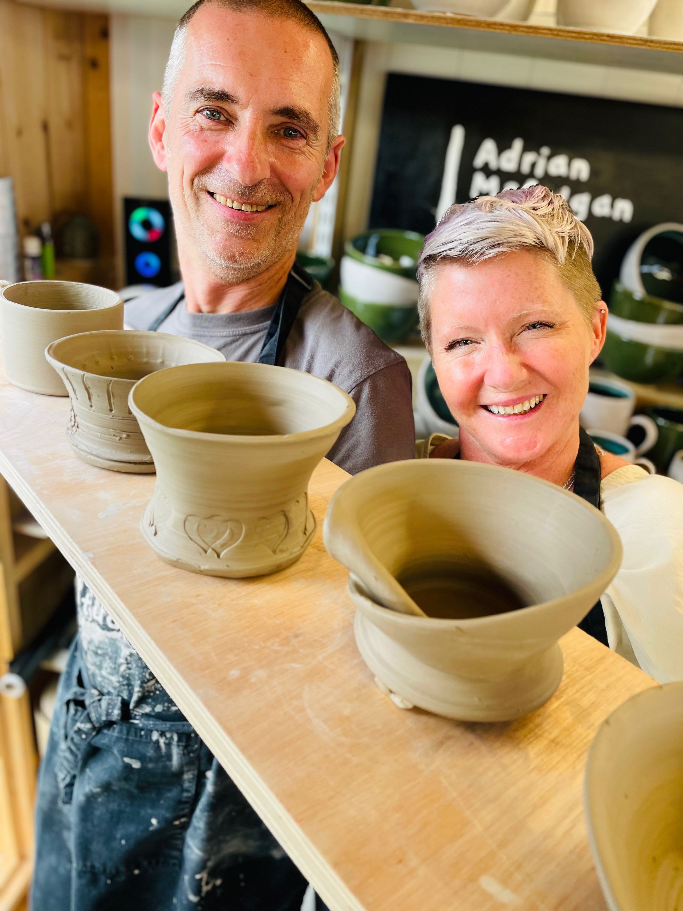 Private Pottery Lesson For two Voucher