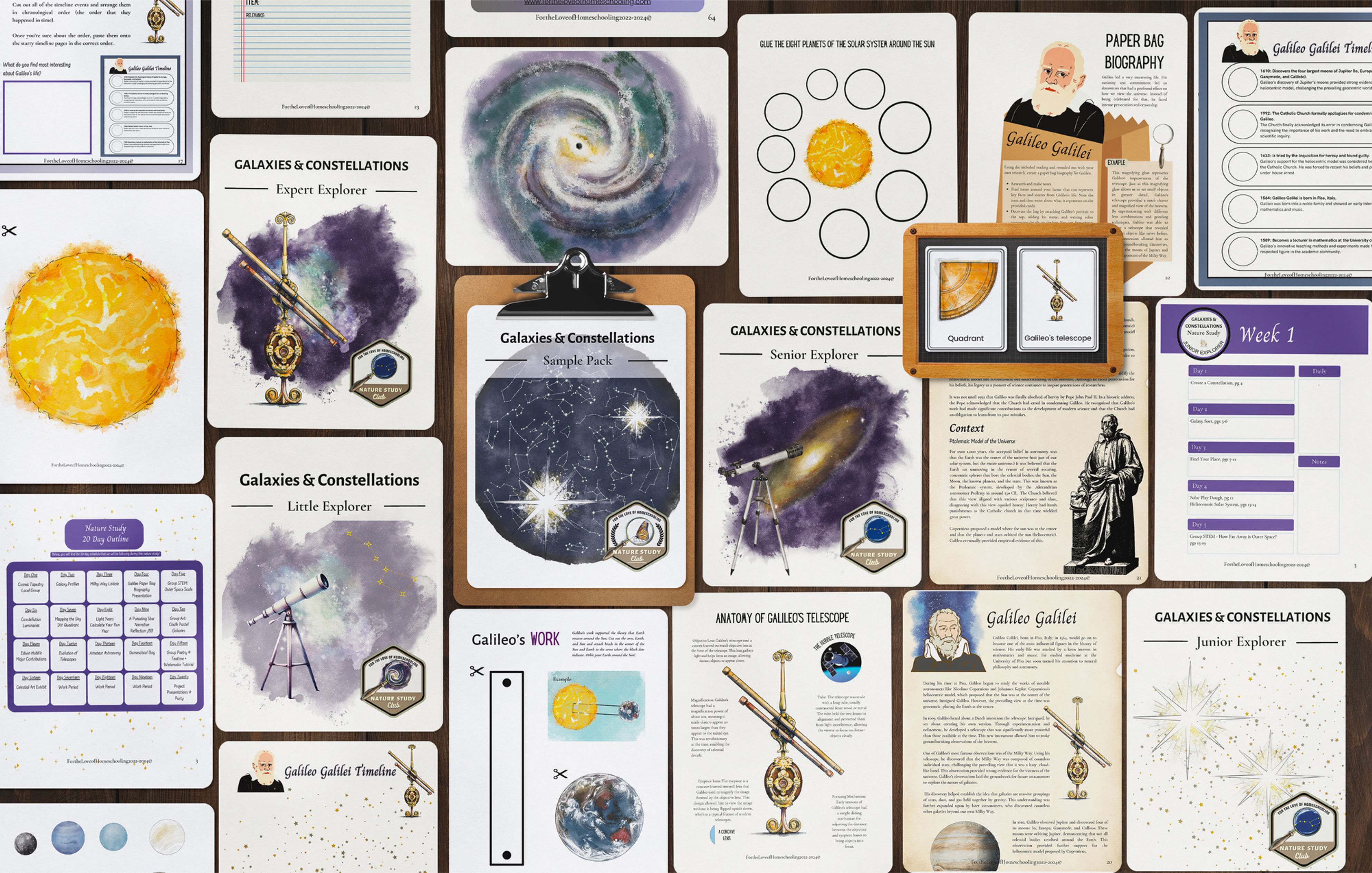 Sample - Galaxies & Constellations Nature Study