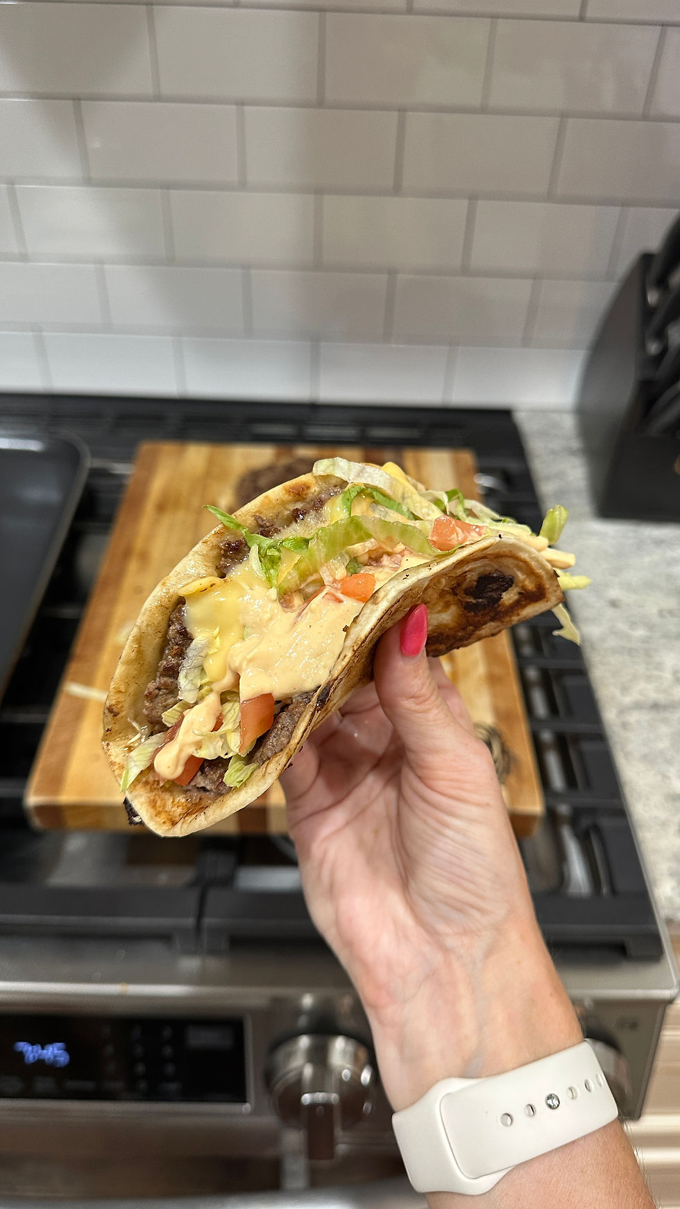 Smash Burger Tacos