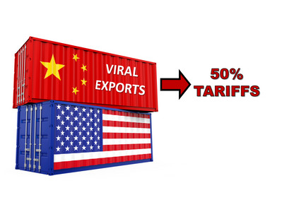 Trump to Impose a 50% Tariff on All Viruses Exported by China