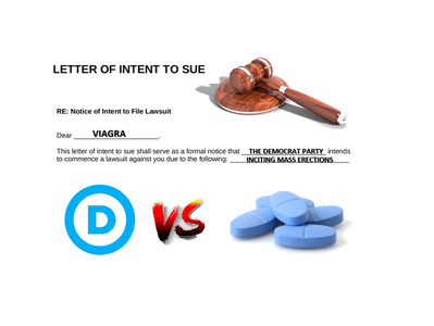 Democrats Sue Viagra For Inciting Erections