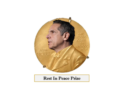 Andrew Cuomo Nominated for Nobel Prize After Helping Thousands of People Rest In Peace