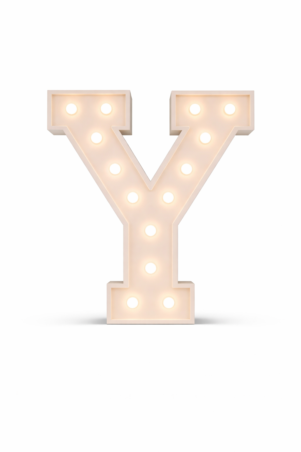 Y Marquee Letter