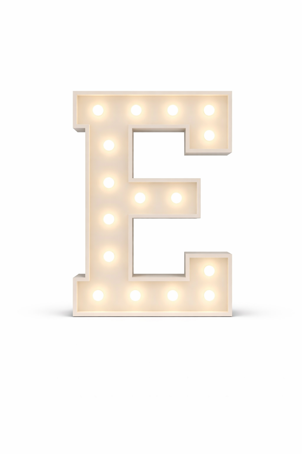E Marquee Letter