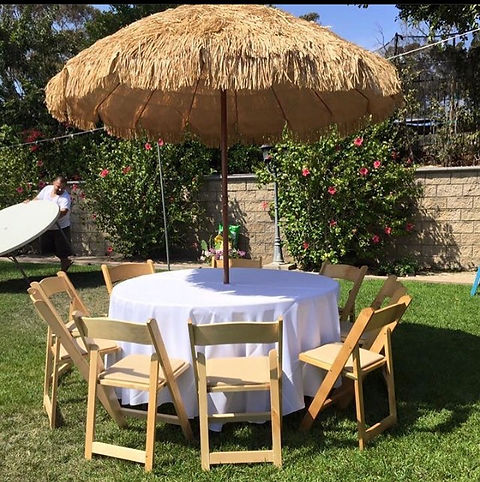 Umbrella Table Party Umbrella Rentals White Umbrella 48