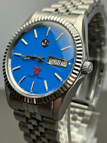 Cadran (dial) Original Rado Purple Horse - Pour Montre Vintage Suisse - Occasion Avec Signes D'usure