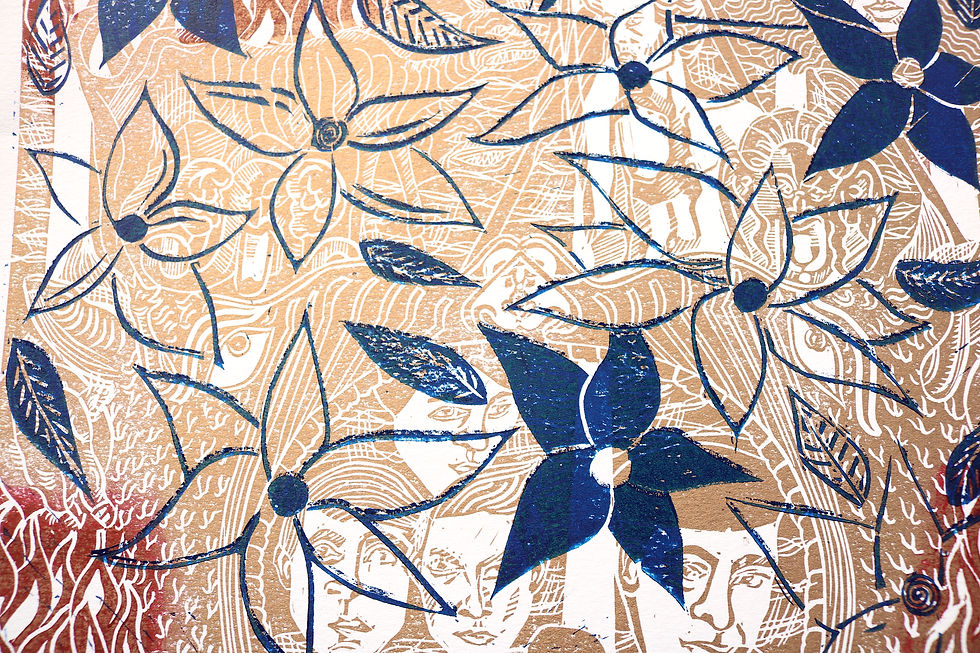 Thumbnail: Arienne's Hell - Blue on Gold