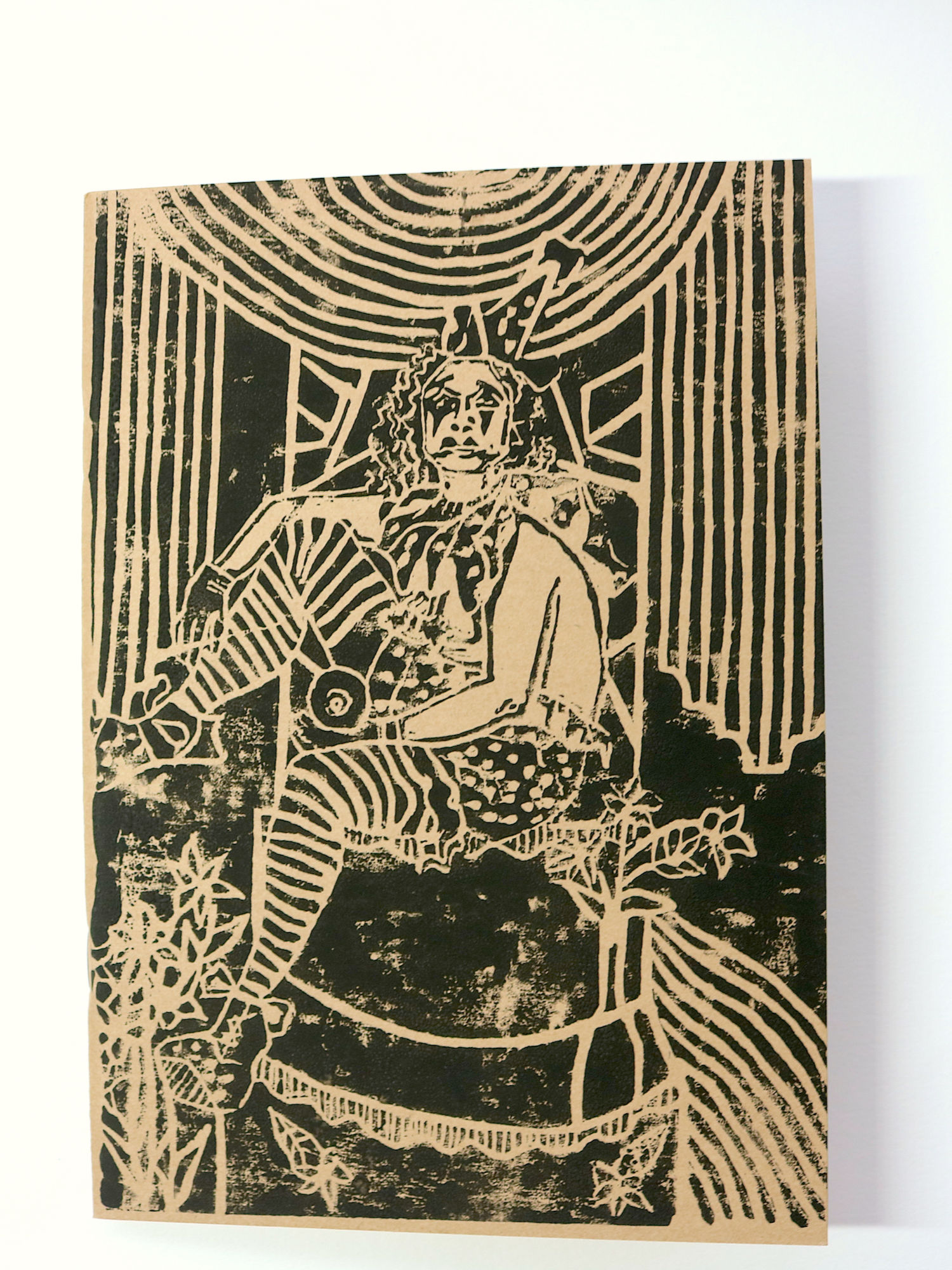 A5 Kraft Sketchbook Sad Clown