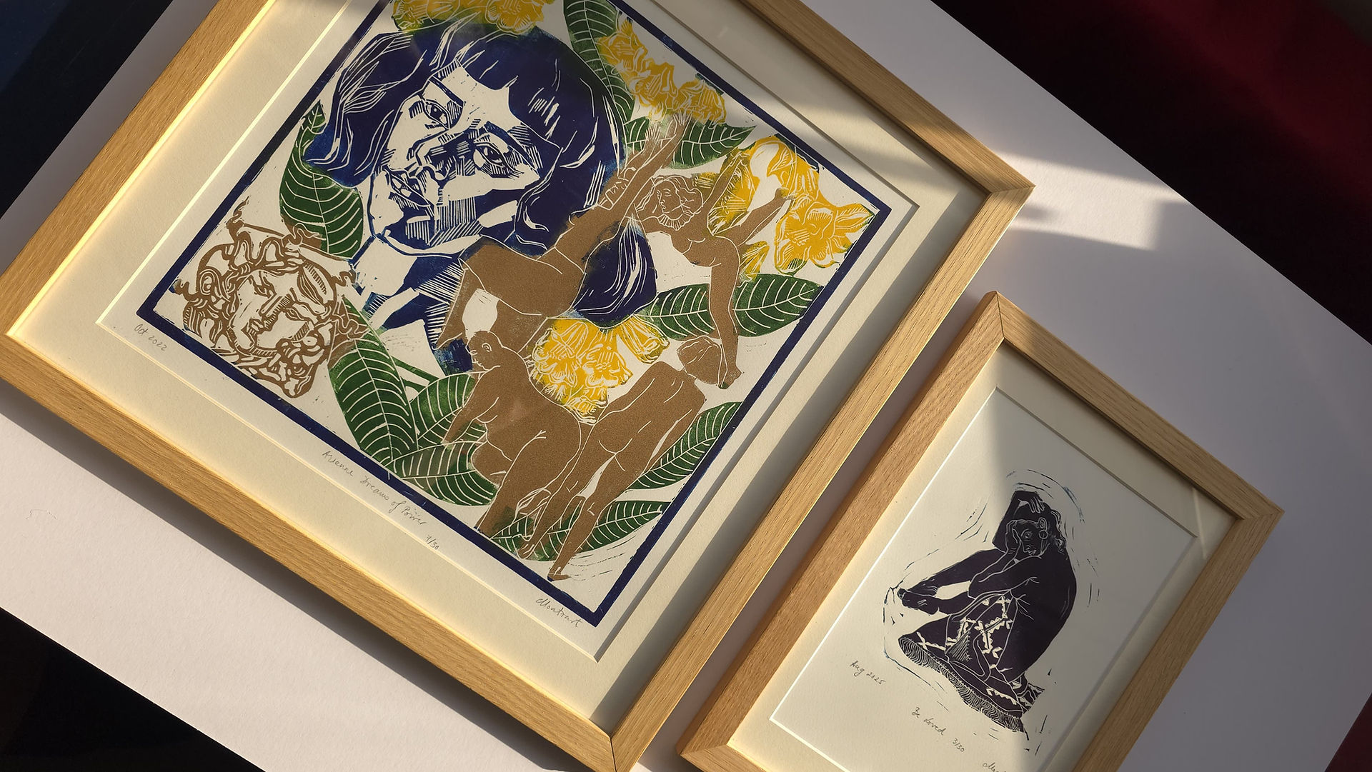 linocut prints by moatzart