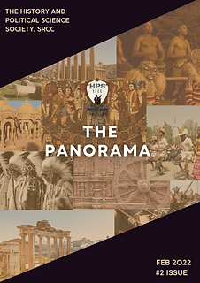 the panorama magazine from 2022 by History and Politcal Science Society, SRCC including various historic pictures .