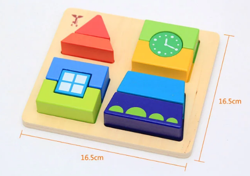 Miniatura: Clasificador de bloques Montessori