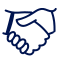 icona stretta di mano