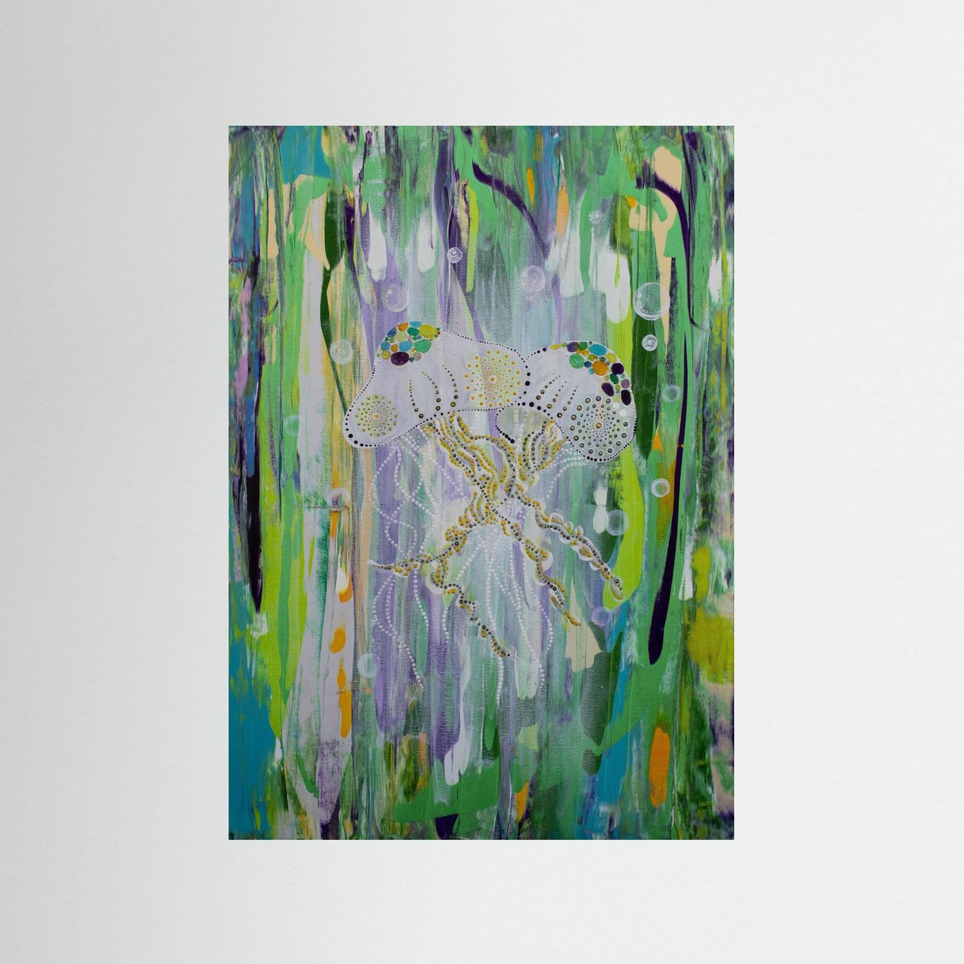 Moon Medusas - Fine Art Paper Print (Frame Optional)