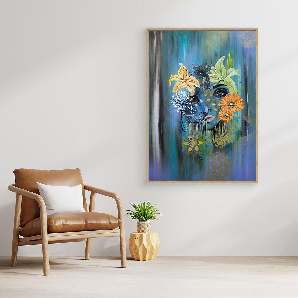 Thumbnail: Felines - Canvas Print (Frame Optional)