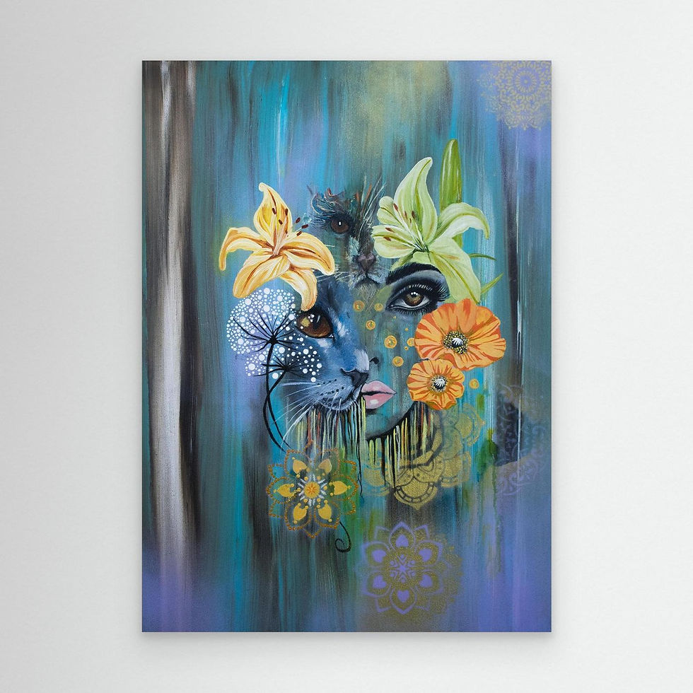 Thumbnail: Felines - Canvas Print (Frame Optional)