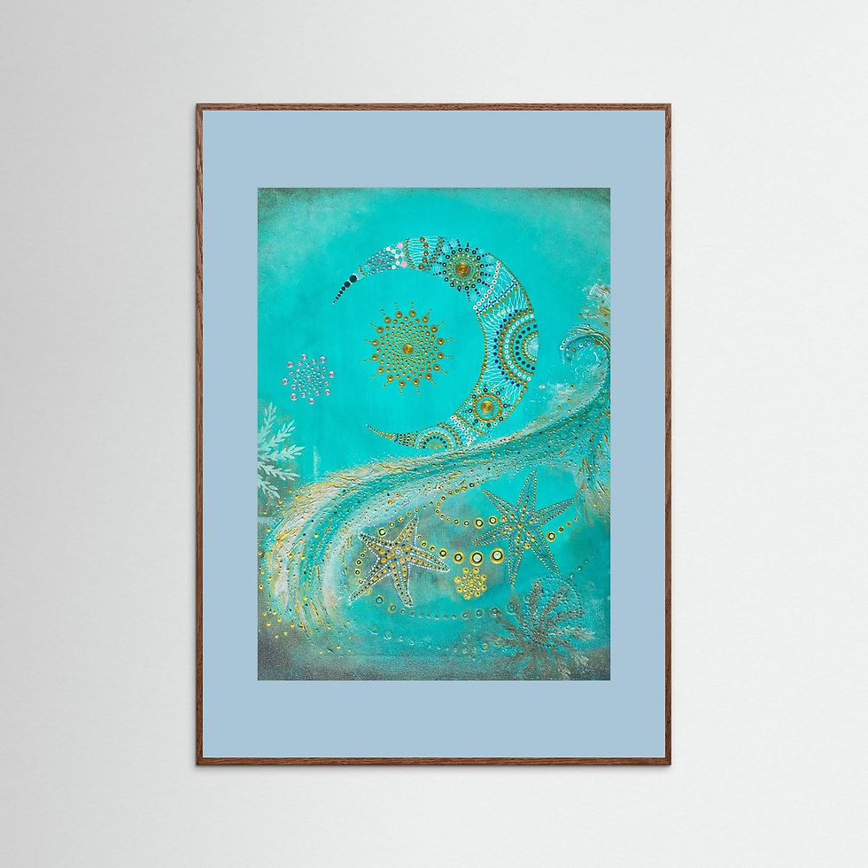 Thumbnail: Finn's Moon - Fine Art Print (Frame Optional)