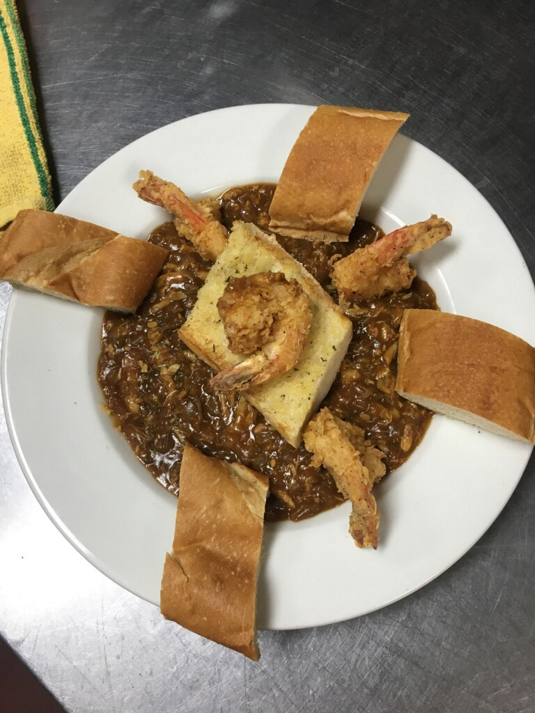 Flavors of Louisiana lunch menu