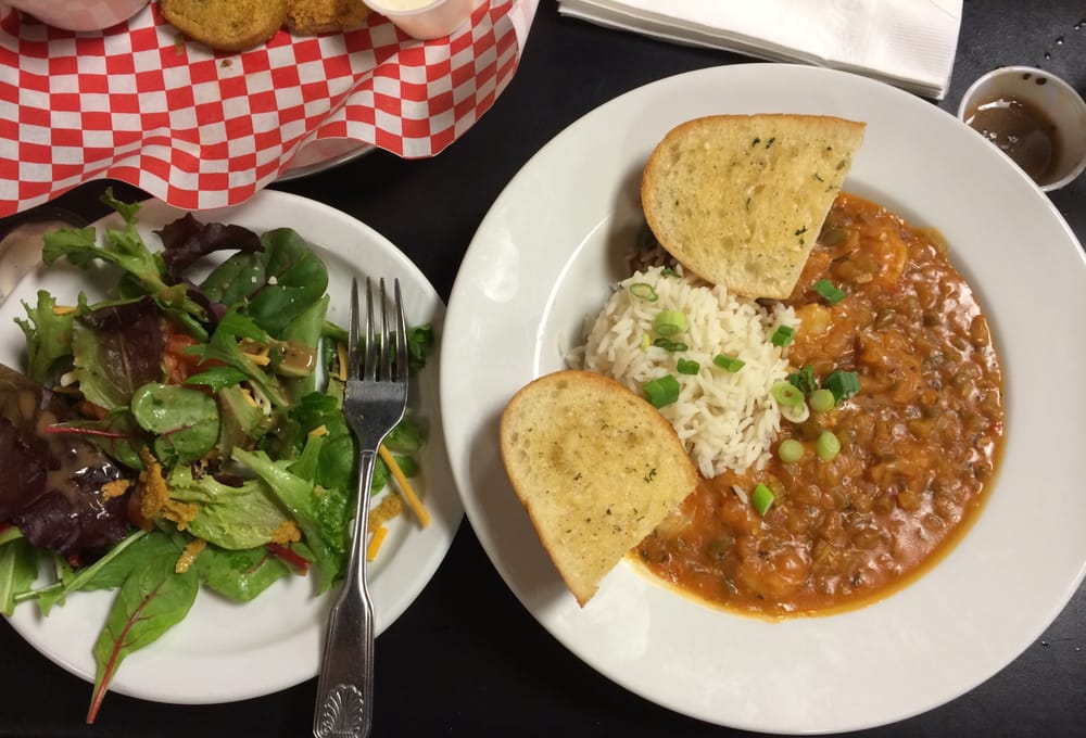 Flavors of Louisiana lunch menu
