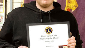 Knox Lions Student of The Month