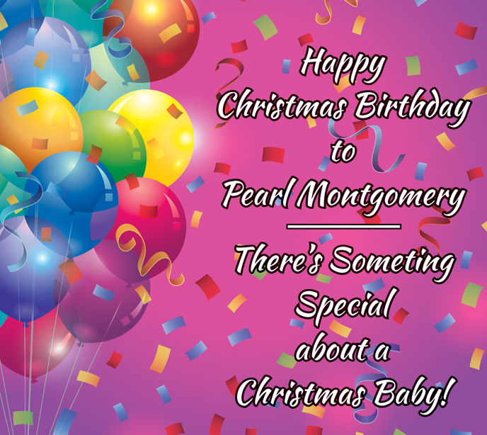 Christmas Baby Birthday!