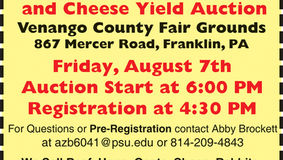 Venango 4-H Livestock & Cheese Yield Auction