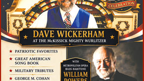 ARCA Presents - Red, White & Wurlitzer - July 12 with Dave Wickerham