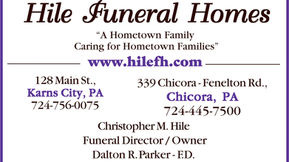 Sponsor: Hile Funeral Homes