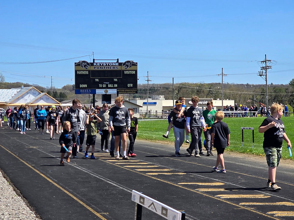 Scene from 2025 Walk for Autism.