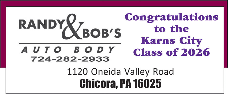 Sponsor: Randy & Bob's Auto Body