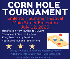 Corn Hole Tournament - July 12