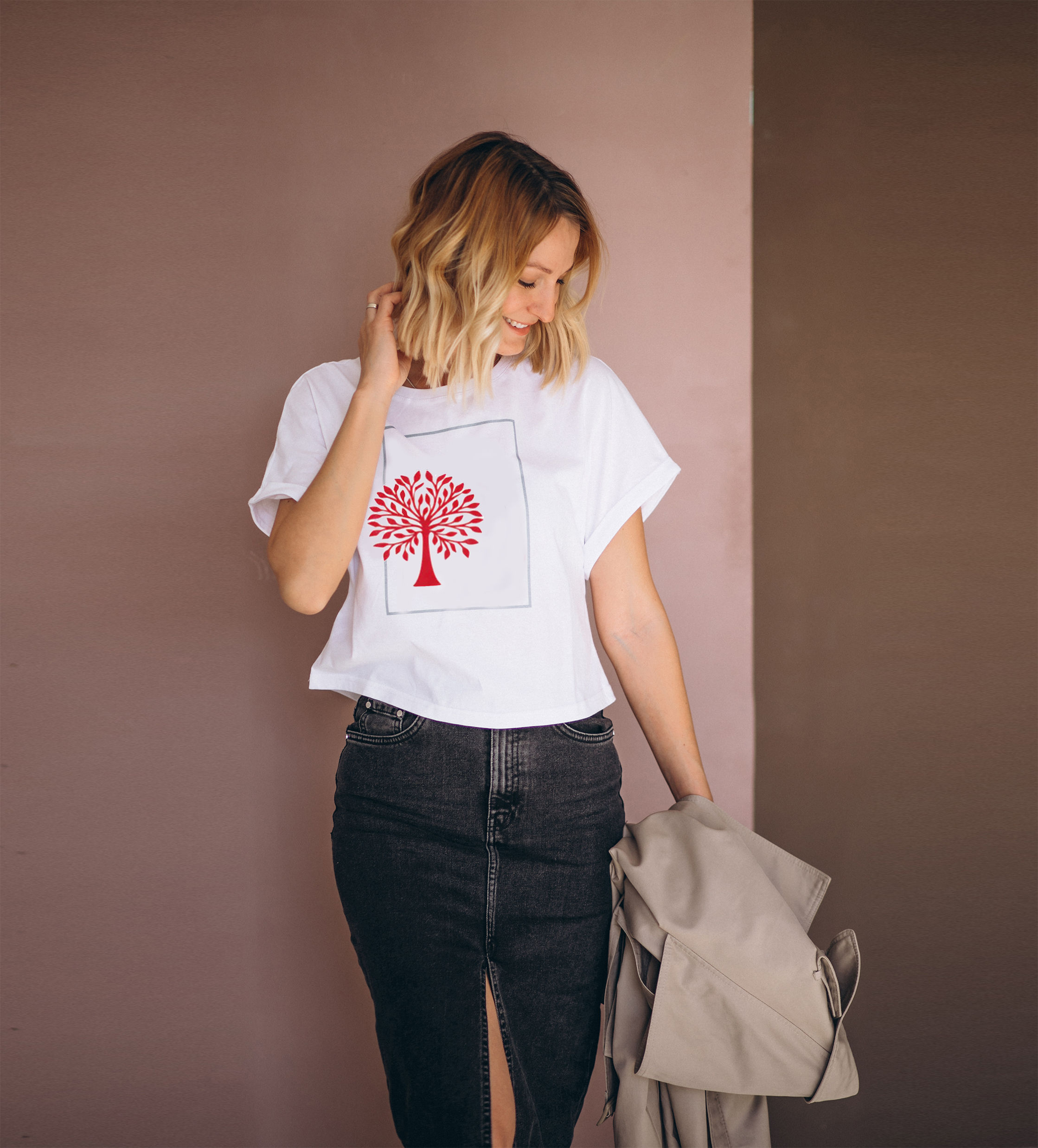 Powernista Tree of Life Cropped T-shirt