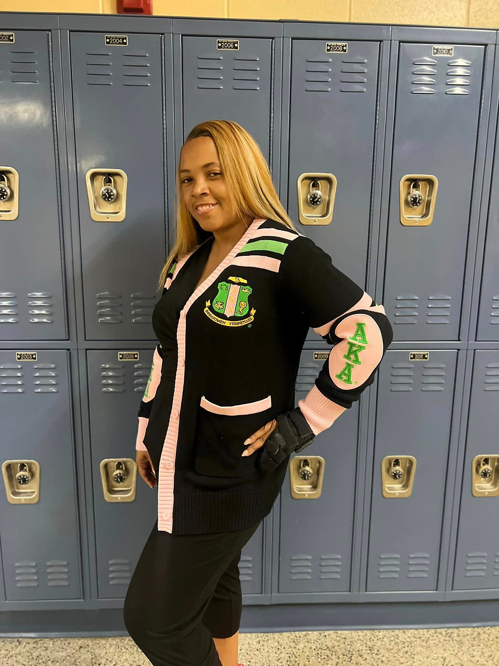 Thumbnail: THE OLD SCHOOL SORORITY CARDIGAN