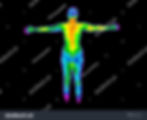 stock-photo-thermographic-image-of-the-back-of-a-whole-woman-body-with-the-photo-showing-different-t