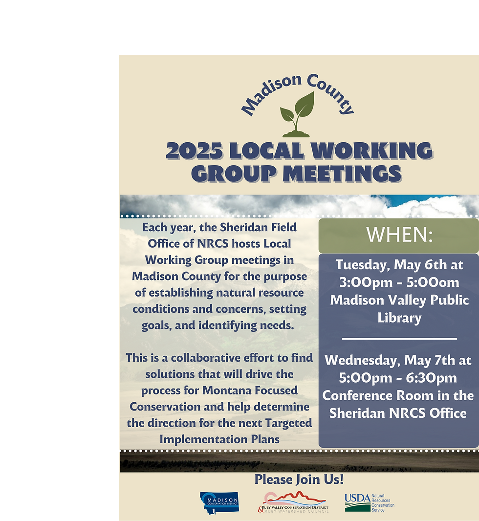 2025 Local Working Group Meetings